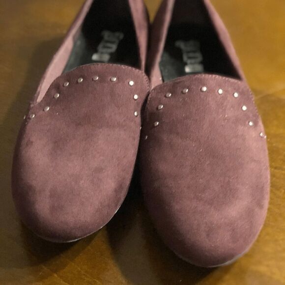 Faux Suede flats shoes size 7.5 - Picture 5 of 8